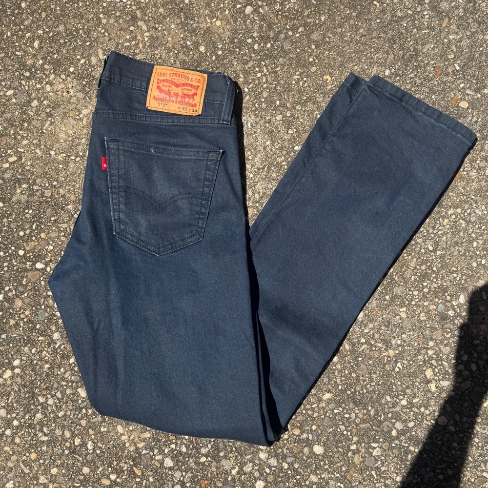 Levi's Blue Straight Jeans Classic Style
